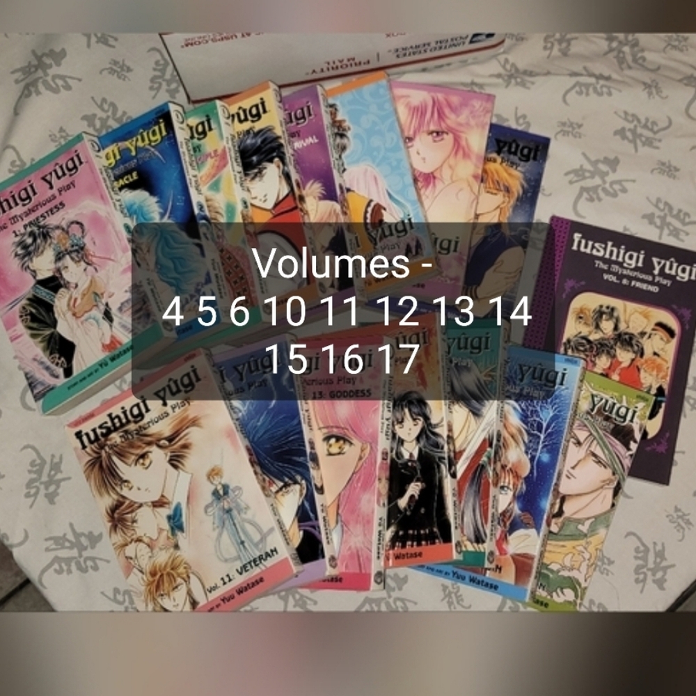 Fushigi Yugi The Mysterious Play Yu Watase manga Special Bundle - Picture 2 of 15